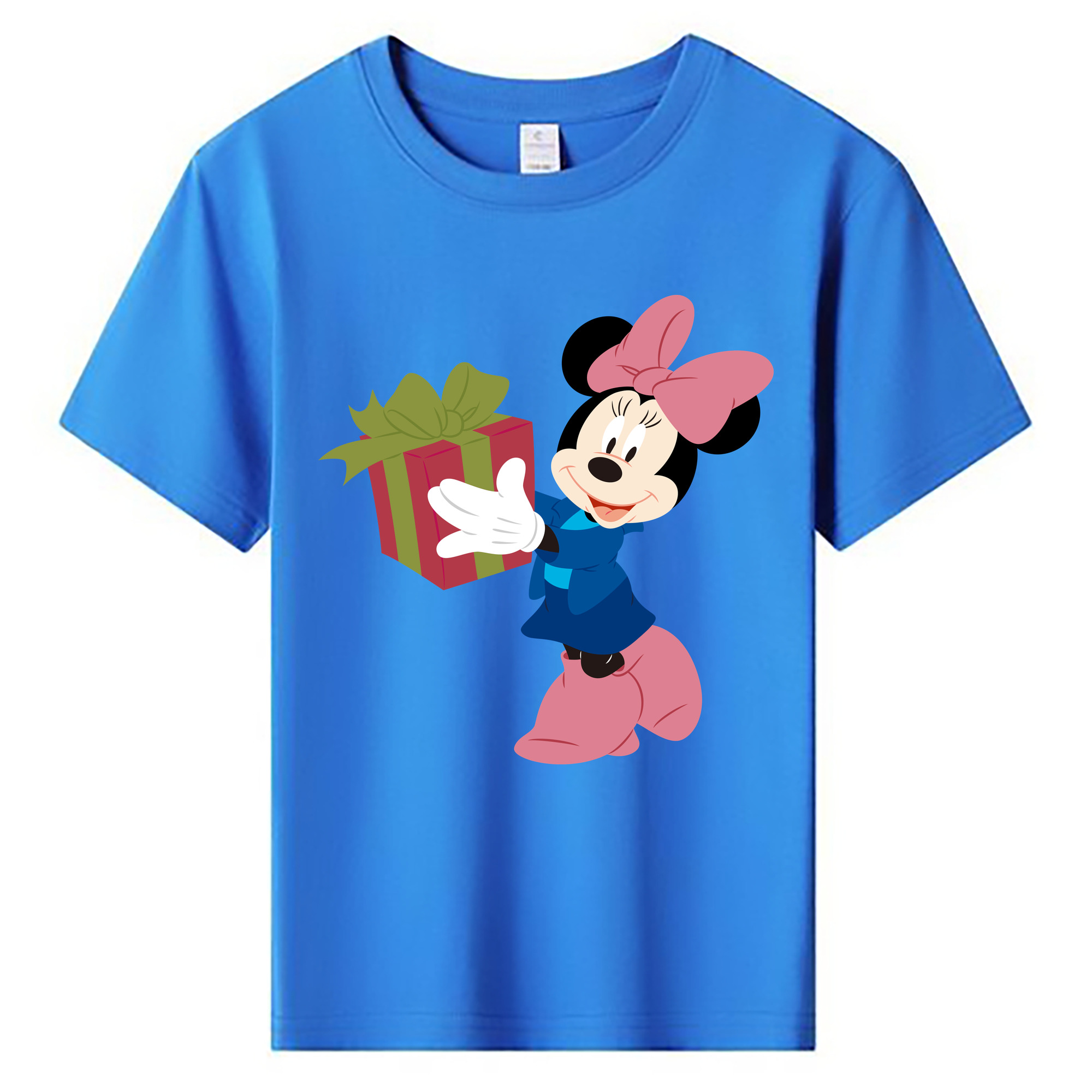 ミッキーマウス Mickey Mouse 綿100％キッズTシャツ（フロントプリント）